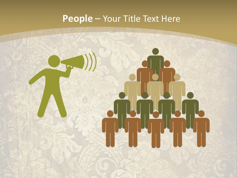 Wall Dirty Textured PowerPoint Template