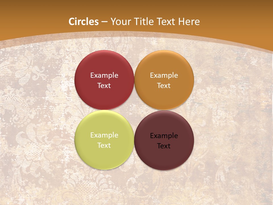 Scrap Ragged Decor PowerPoint Template