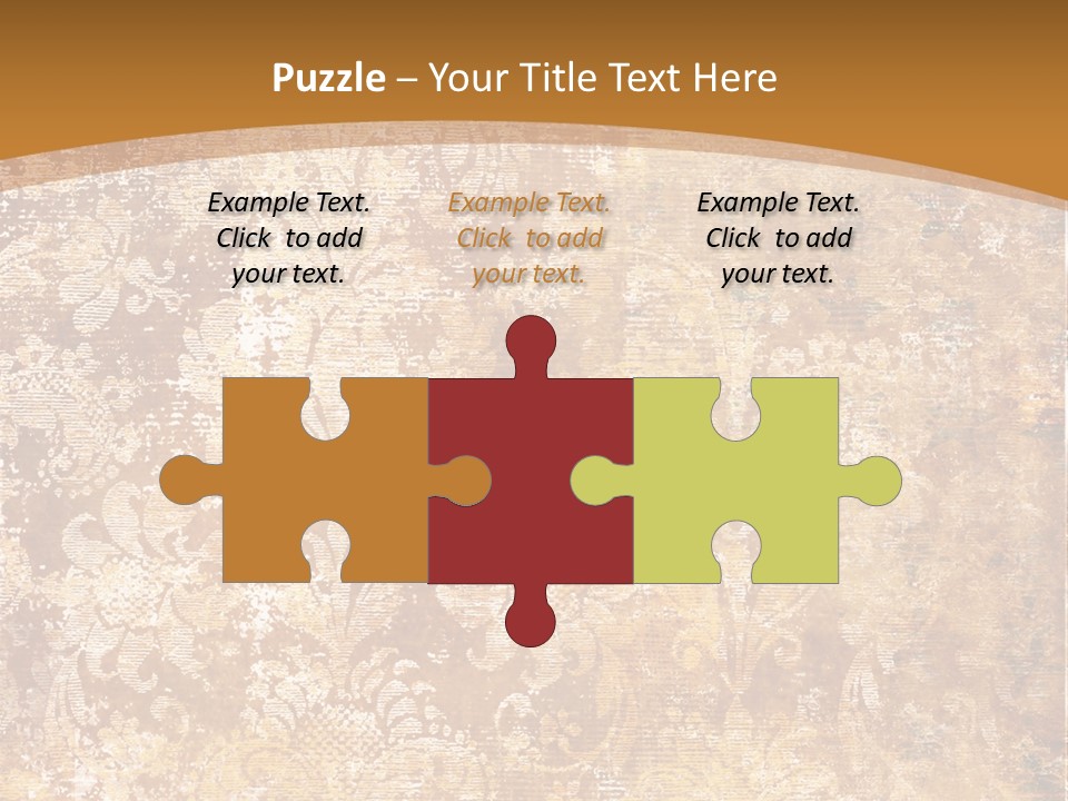 Scrap Ragged Decor PowerPoint Template