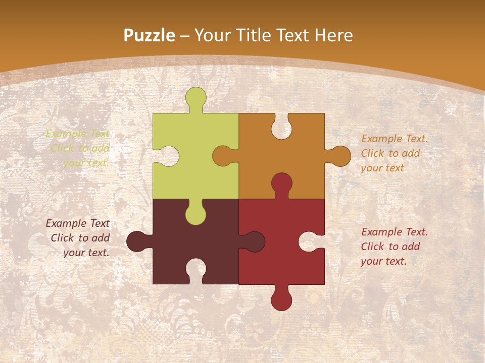 Scrap Ragged Decor PowerPoint Template