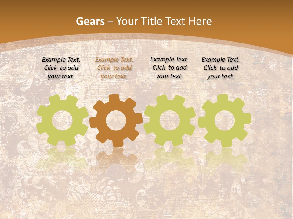 Scrap Ragged Decor PowerPoint Template