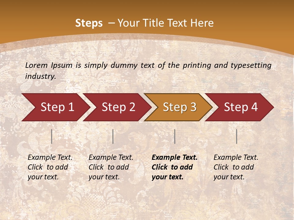 Scrap Ragged Decor PowerPoint Template