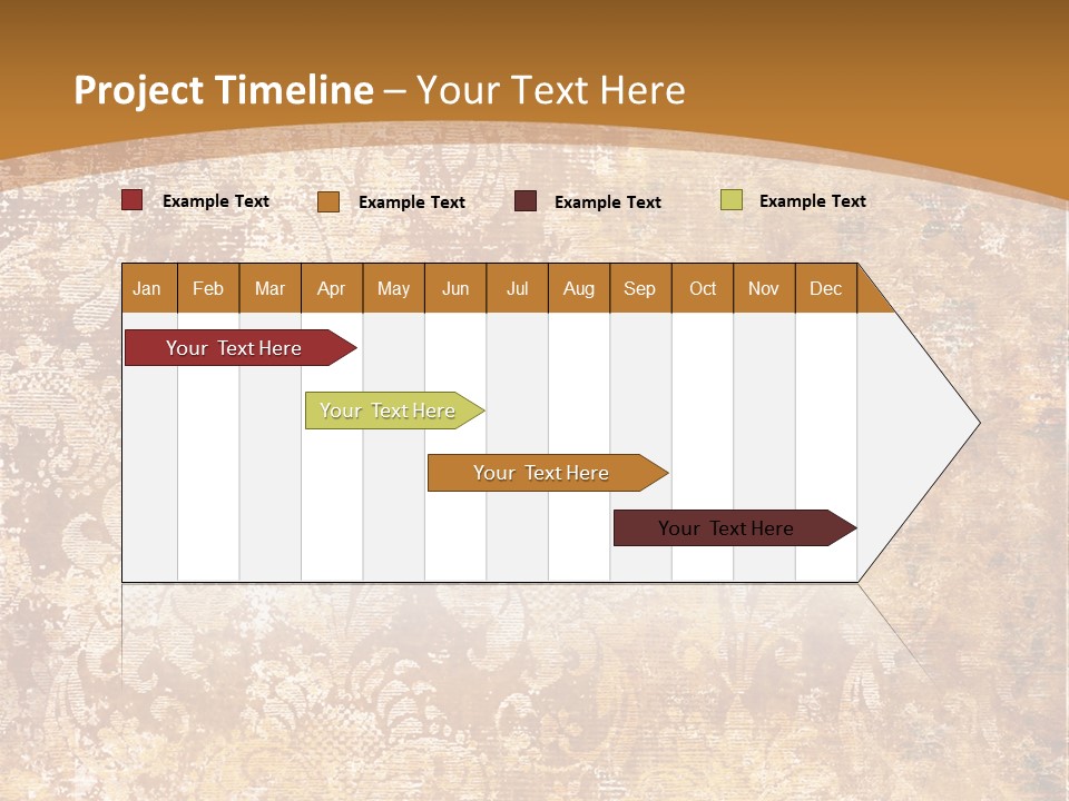 Scrap Ragged Decor PowerPoint Template