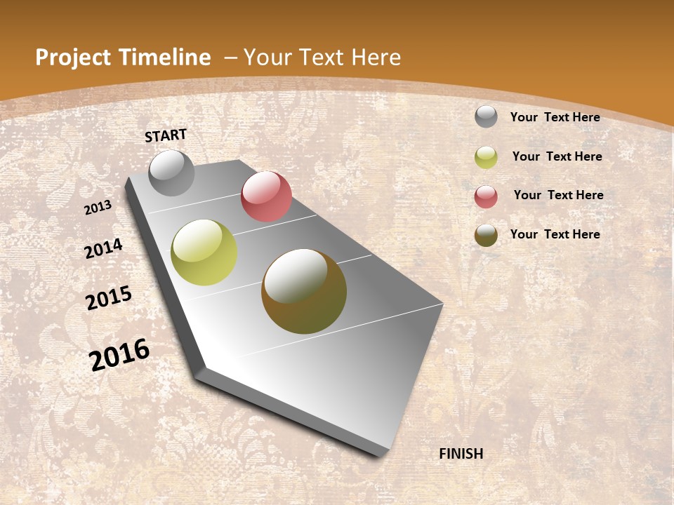 Scrap Ragged Decor PowerPoint Template