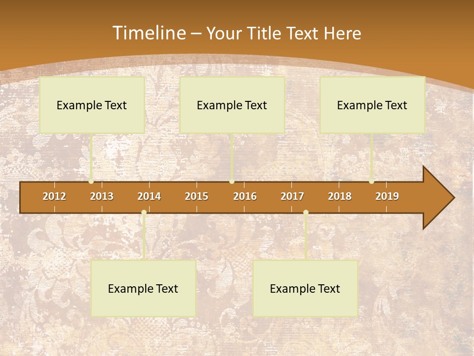Scrap Ragged Decor PowerPoint Template