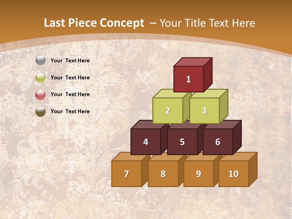 Scrap Ragged Decor PowerPoint Template