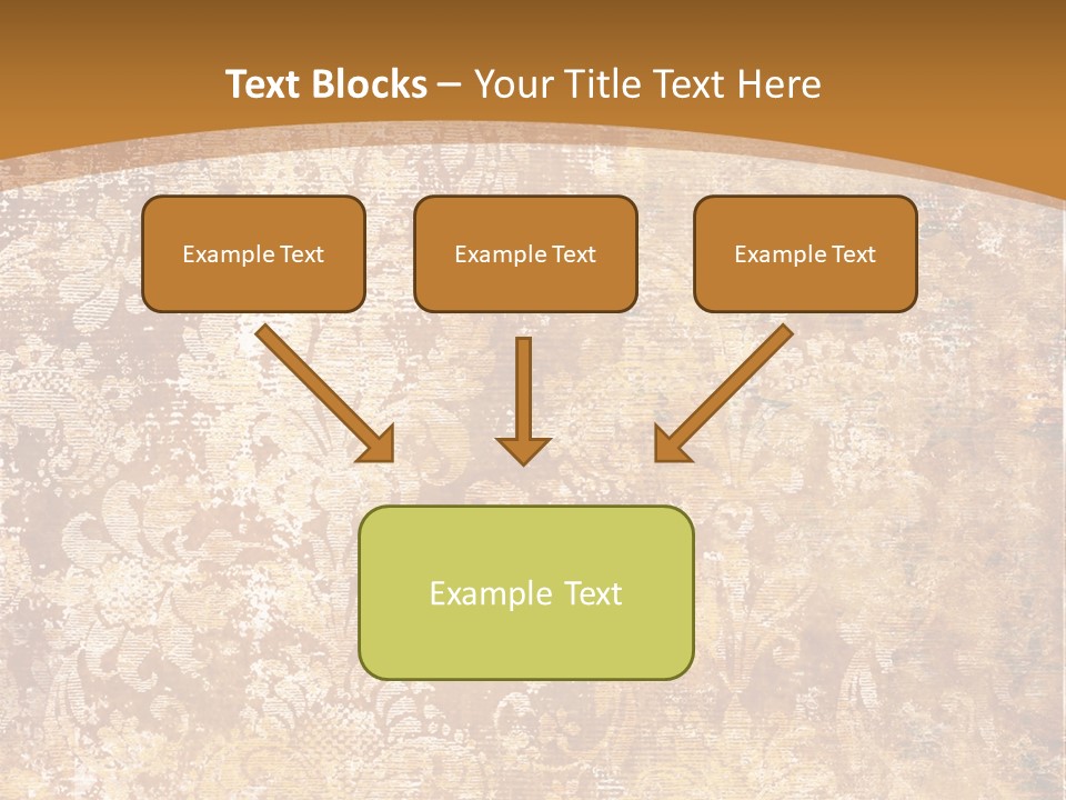 Scrap Ragged Decor PowerPoint Template