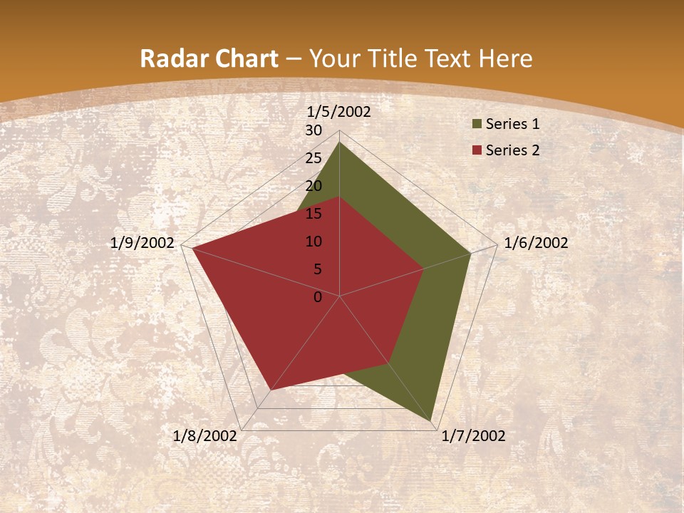 Scrap Ragged Decor PowerPoint Template