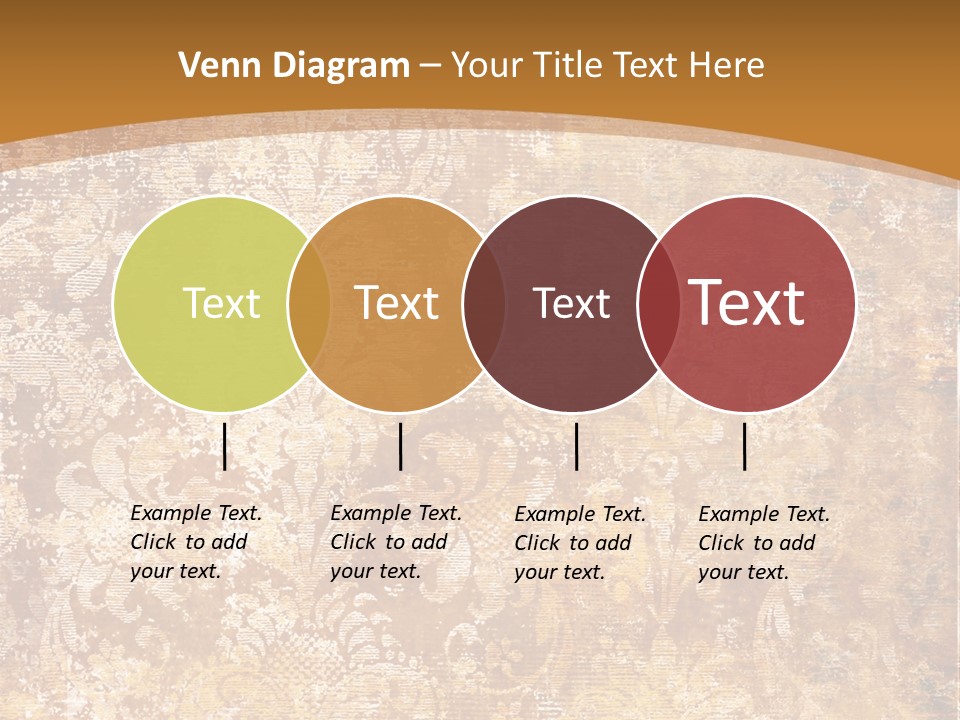 Scrap Ragged Decor PowerPoint Template