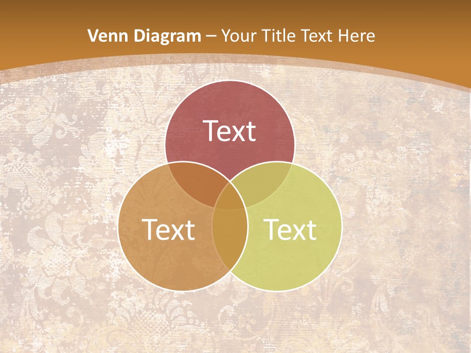 Scrap Ragged Decor PowerPoint Template