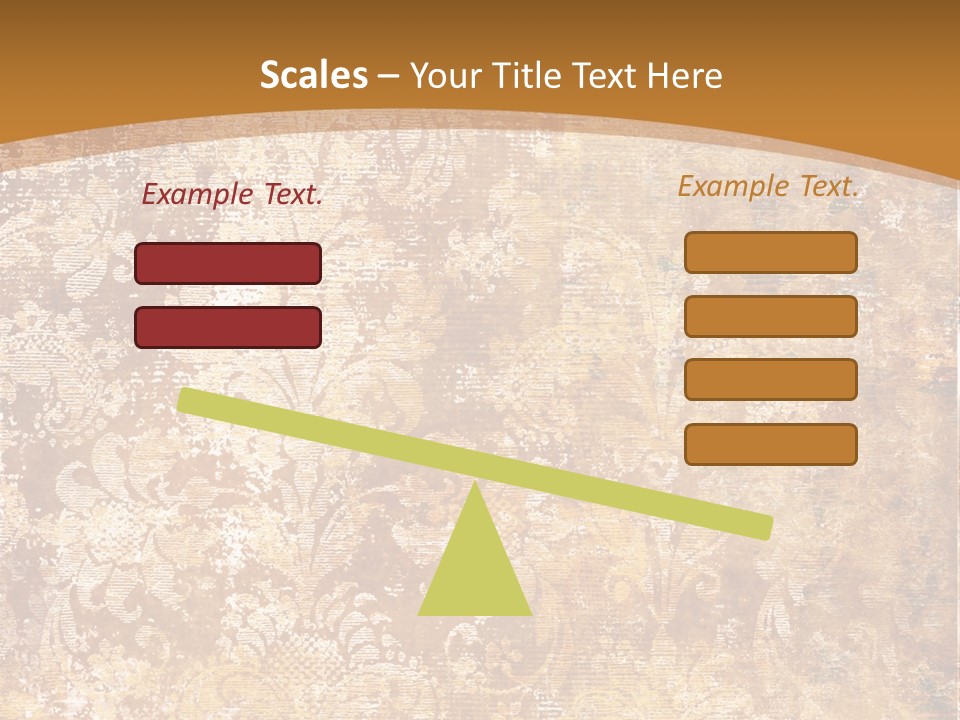 Scrap Ragged Decor PowerPoint Template