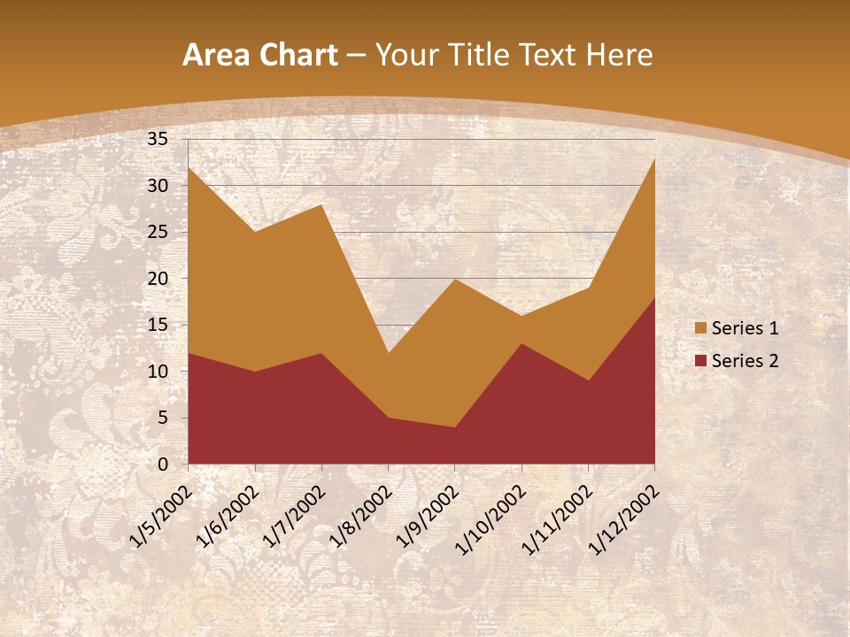 Scrap Ragged Decor PowerPoint Template