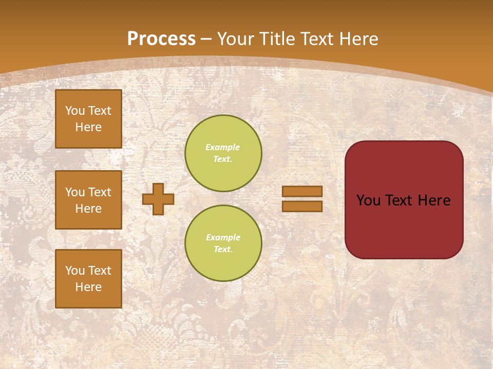 Scrap Ragged Decor PowerPoint Template