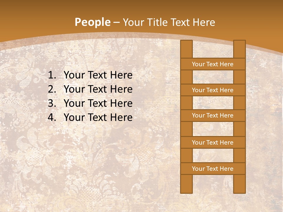 Scrap Ragged Decor PowerPoint Template