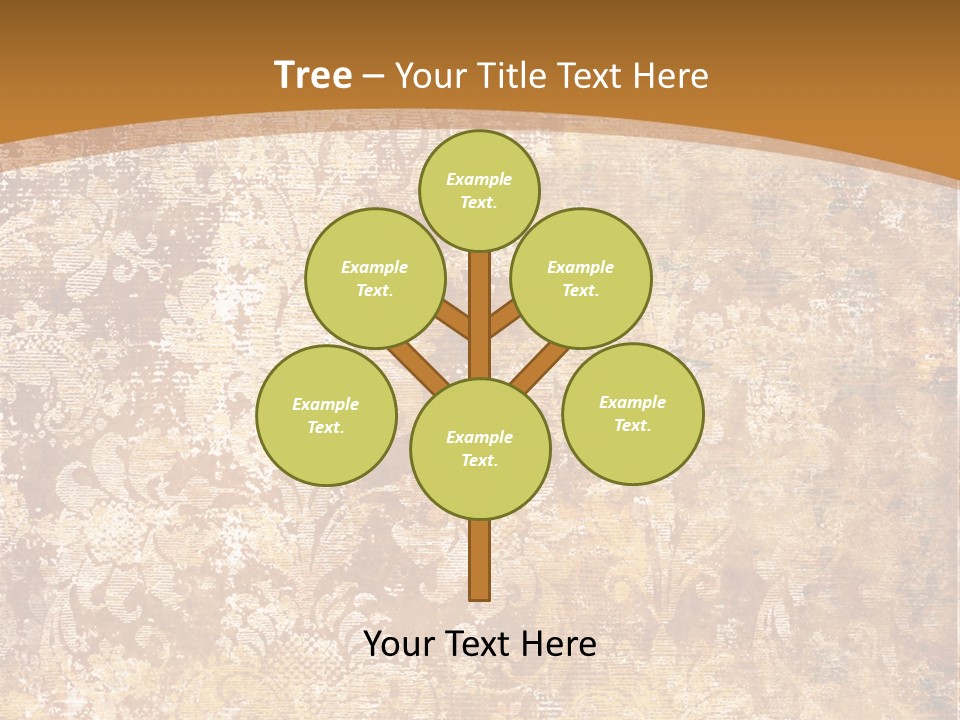 Scrap Ragged Decor PowerPoint Template