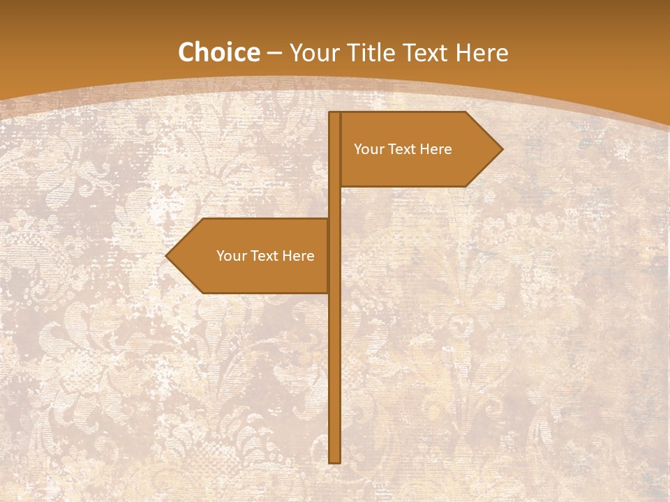 Scrap Ragged Decor PowerPoint Template