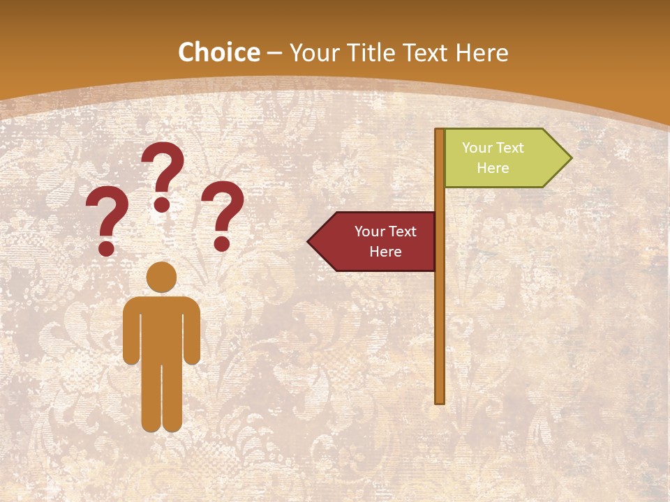 Scrap Ragged Decor PowerPoint Template