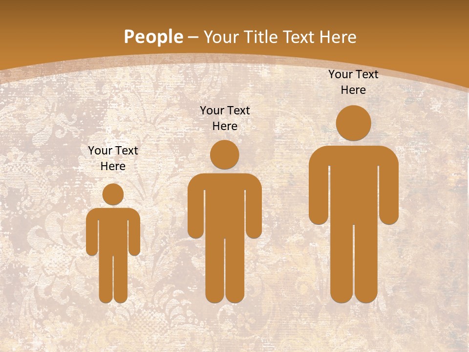 Scrap Ragged Decor PowerPoint Template