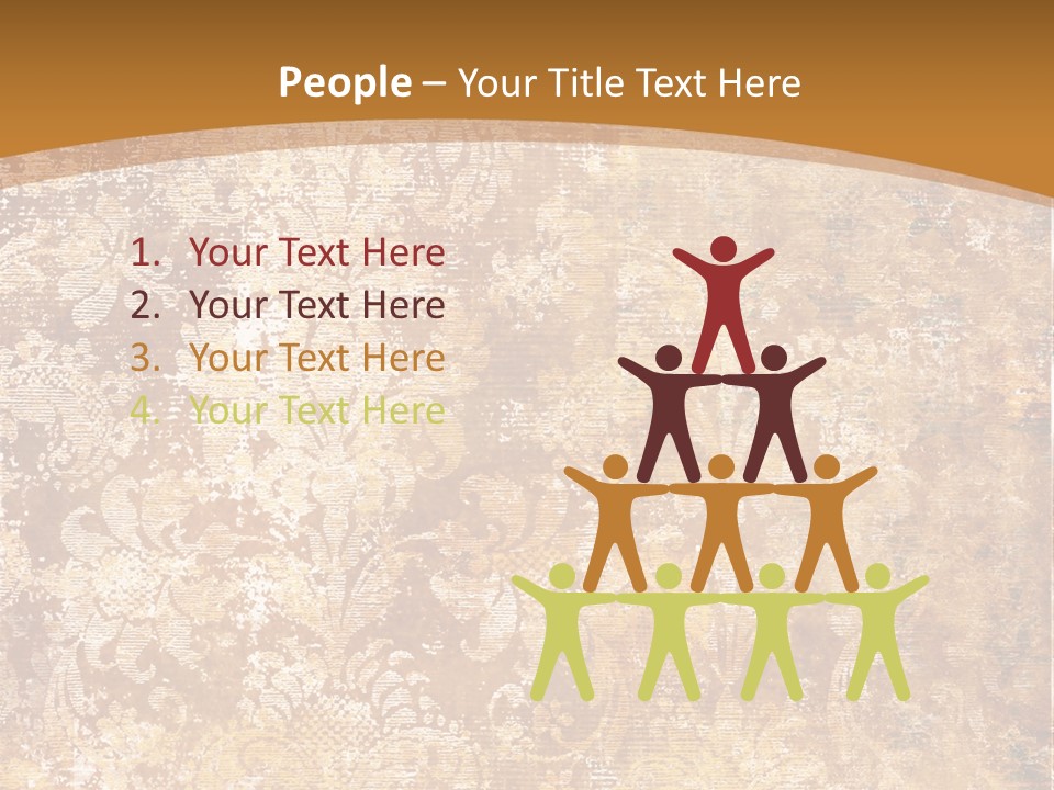 Scrap Ragged Decor PowerPoint Template