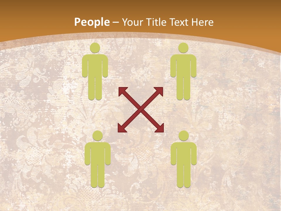 Scrap Ragged Decor PowerPoint Template