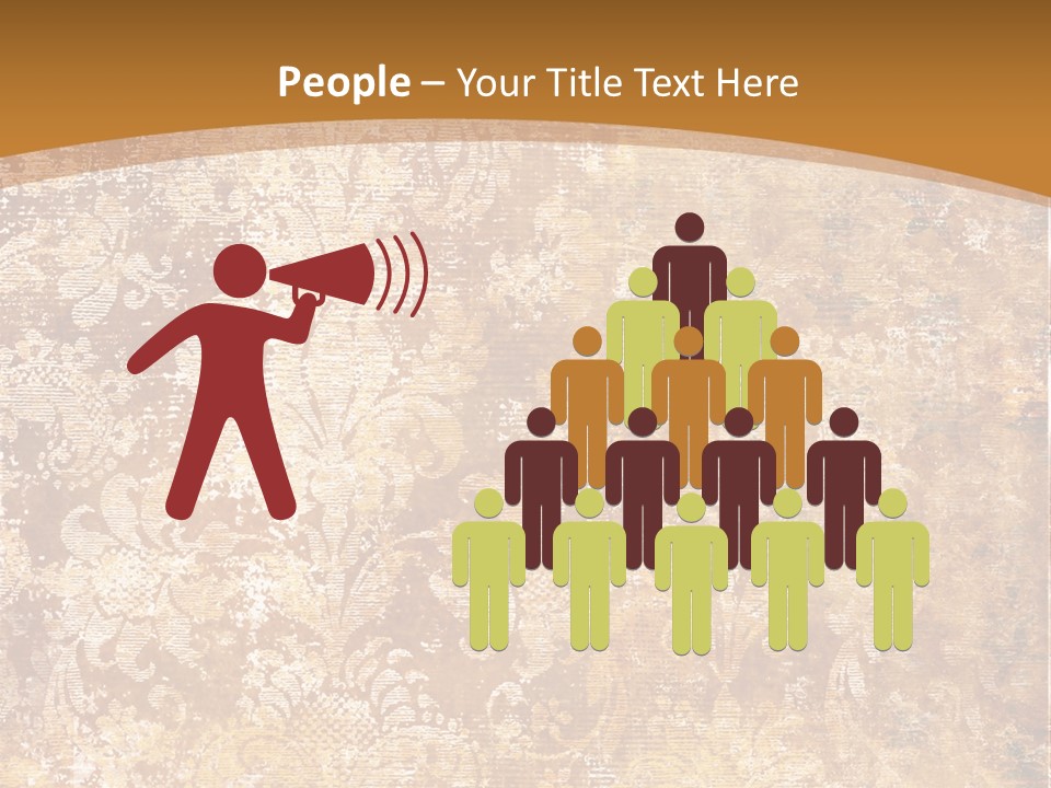 Scrap Ragged Decor PowerPoint Template