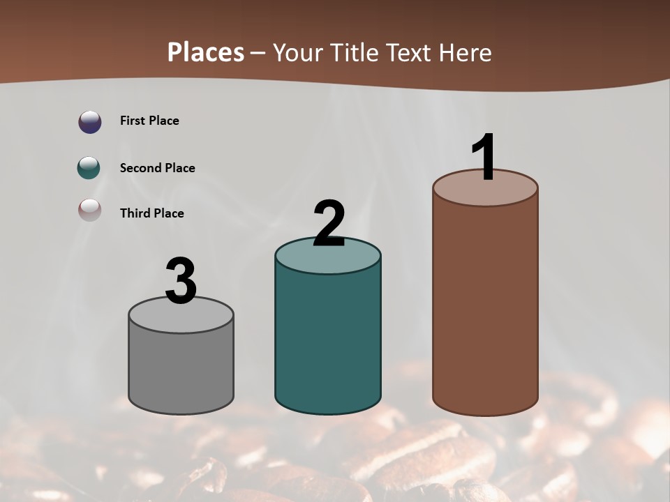 Black Aroma Smoke PowerPoint Template