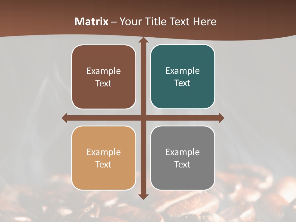 Black Aroma Smoke PowerPoint Template