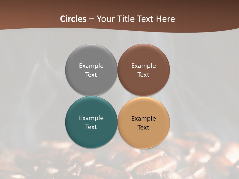 Black Aroma Smoke PowerPoint Template