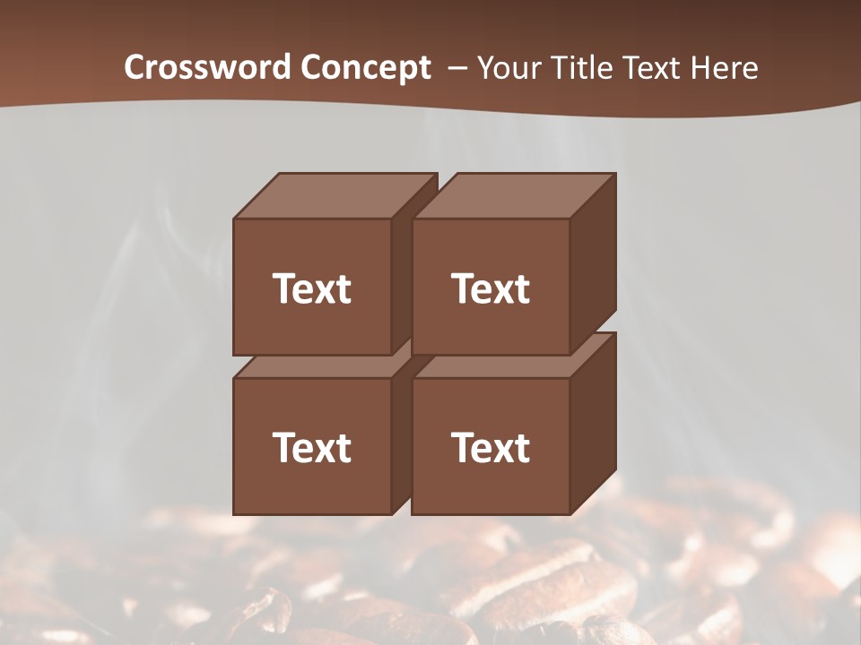 Black Aroma Smoke PowerPoint Template