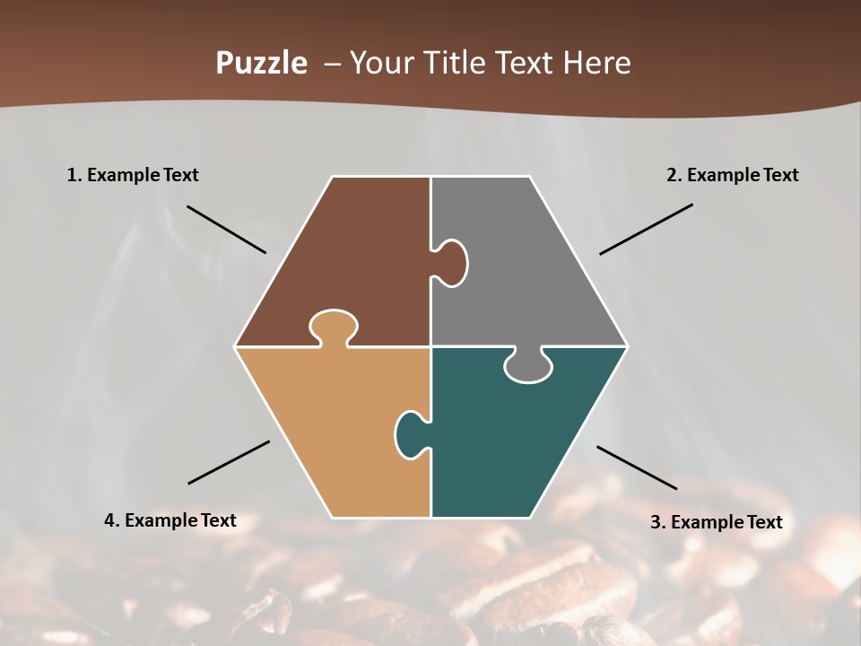 Black Aroma Smoke PowerPoint Template