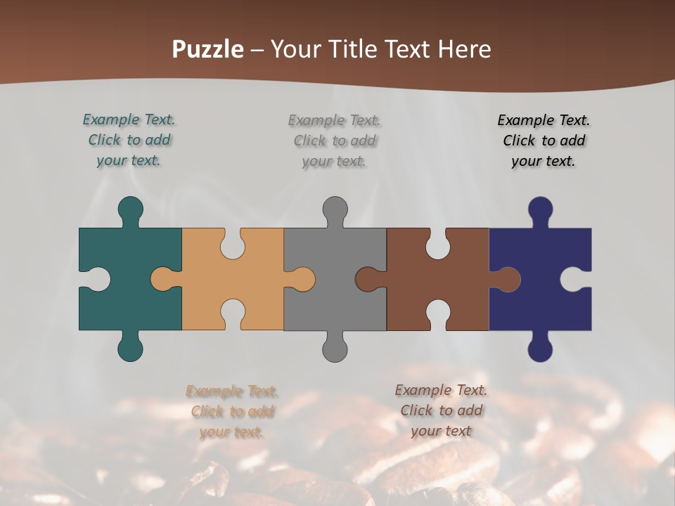 Black Aroma Smoke PowerPoint Template