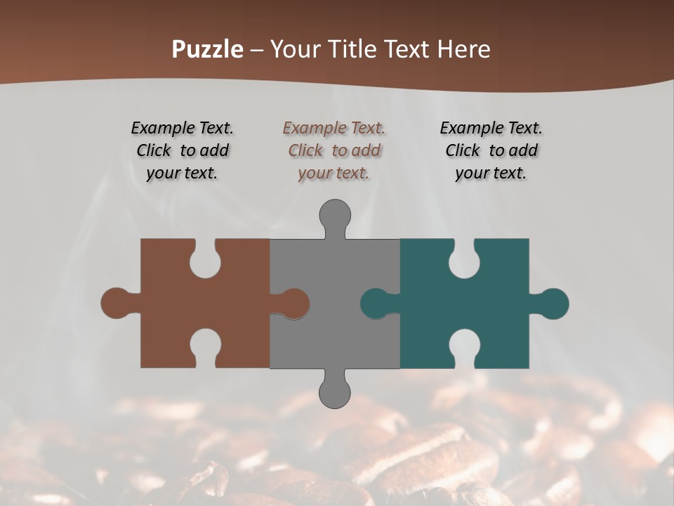 Black Aroma Smoke PowerPoint Template