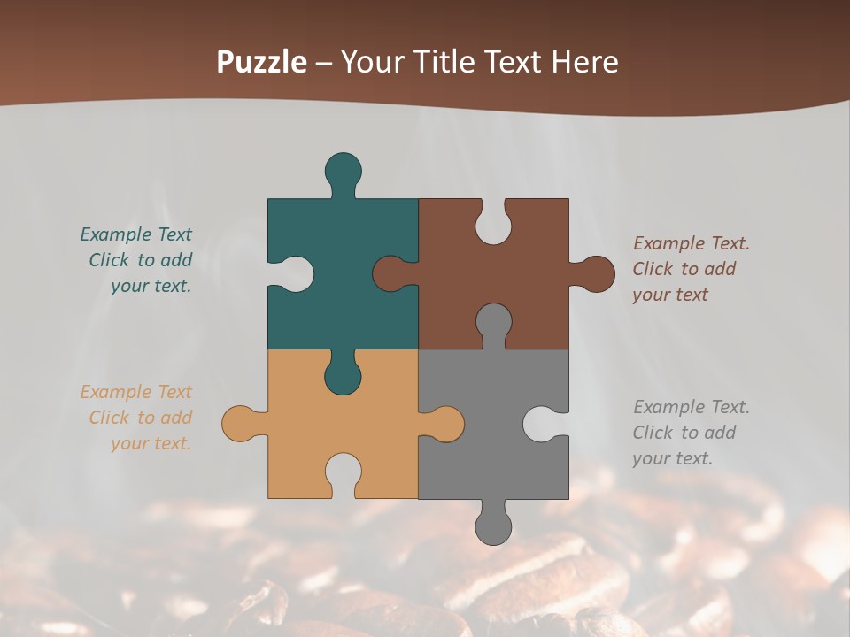 Black Aroma Smoke PowerPoint Template