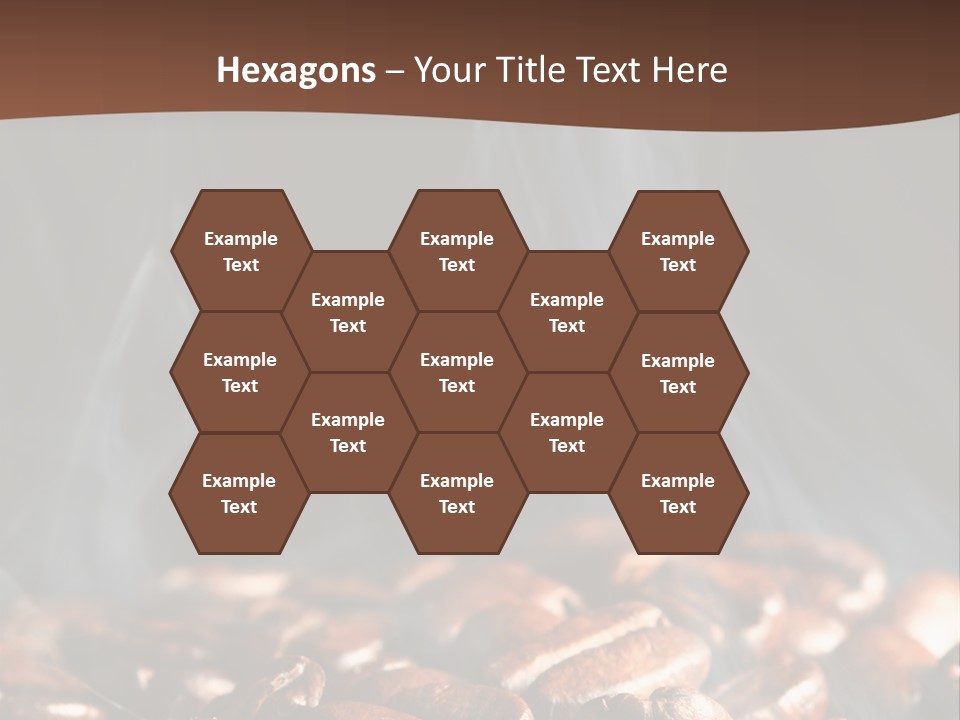 Black Aroma Smoke PowerPoint Template