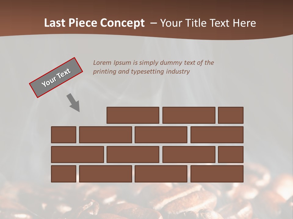 Black Aroma Smoke PowerPoint Template