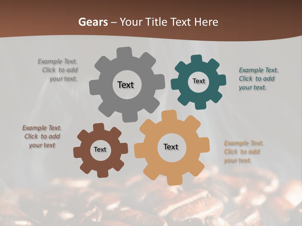 Black Aroma Smoke PowerPoint Template