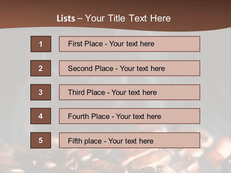 Black Aroma Smoke PowerPoint Template