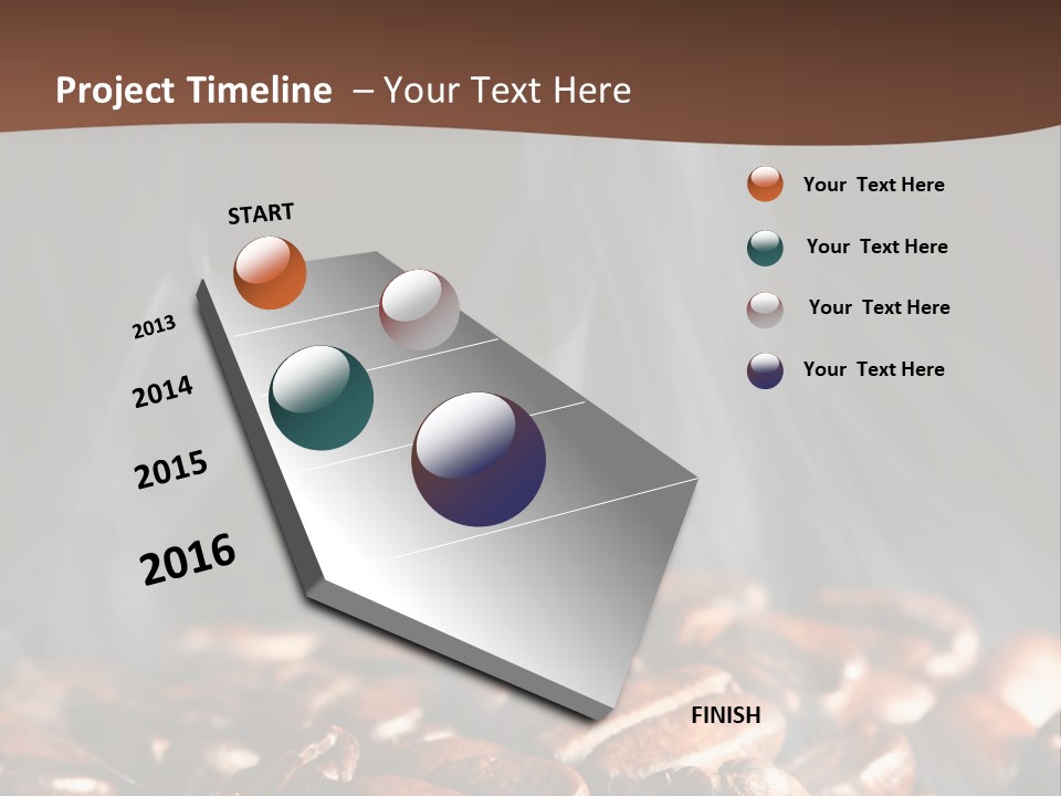Black Aroma Smoke PowerPoint Template