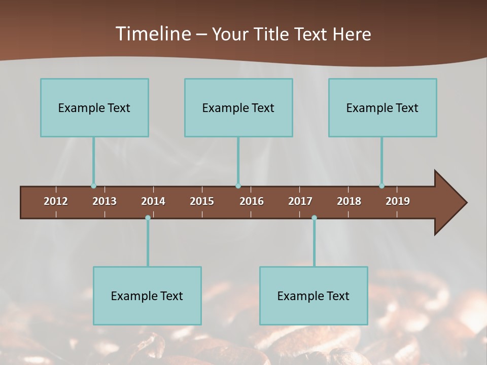 Black Aroma Smoke PowerPoint Template
