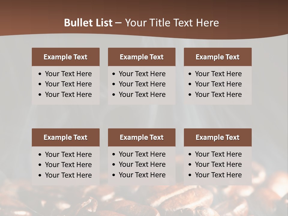 Black Aroma Smoke PowerPoint Template