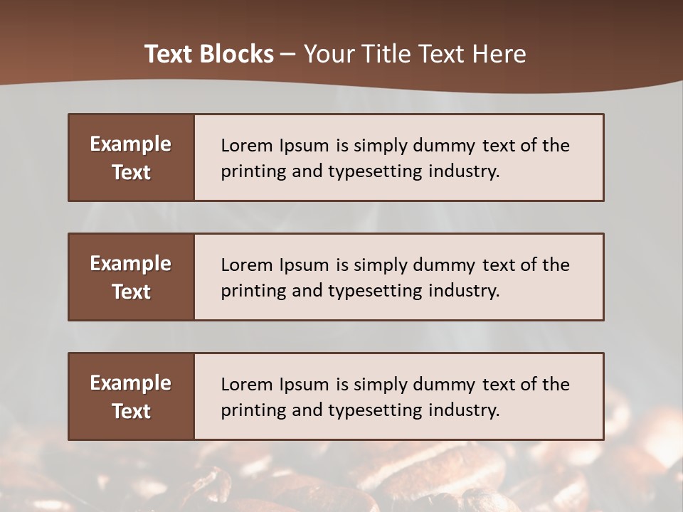 Black Aroma Smoke PowerPoint Template
