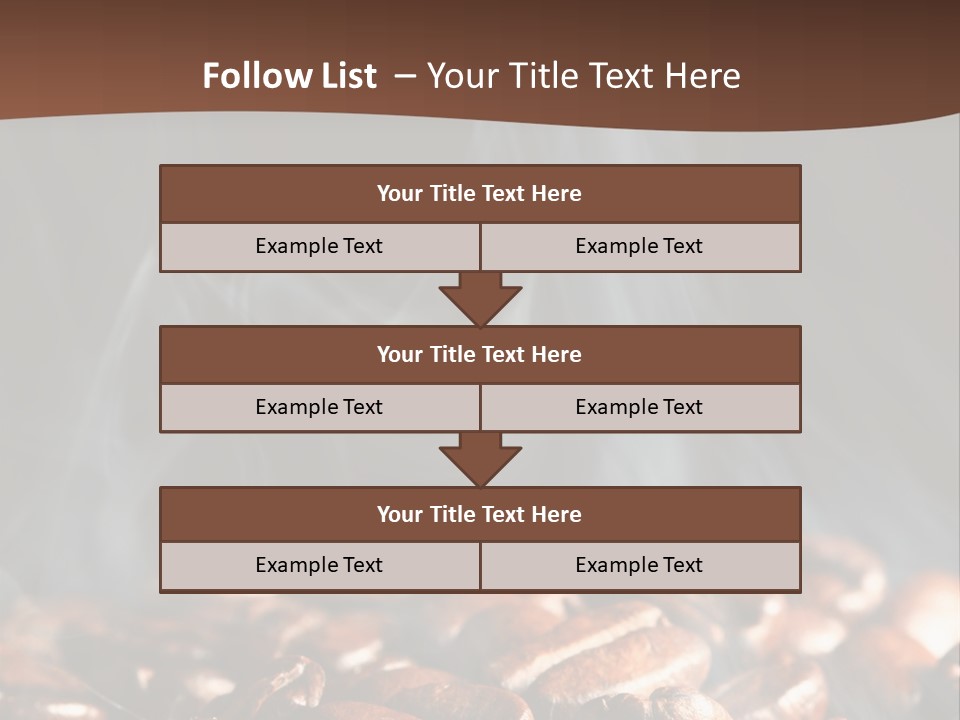 Black Aroma Smoke PowerPoint Template