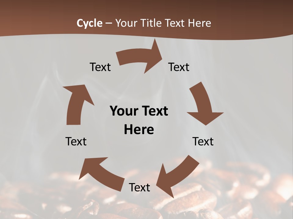 Black Aroma Smoke PowerPoint Template
