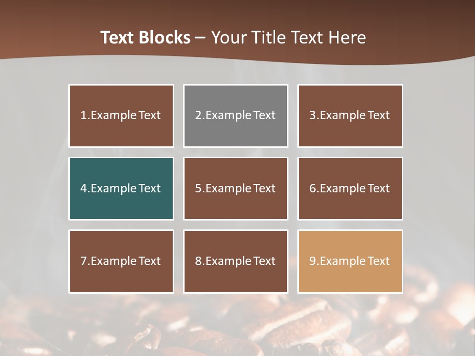 Black Aroma Smoke PowerPoint Template