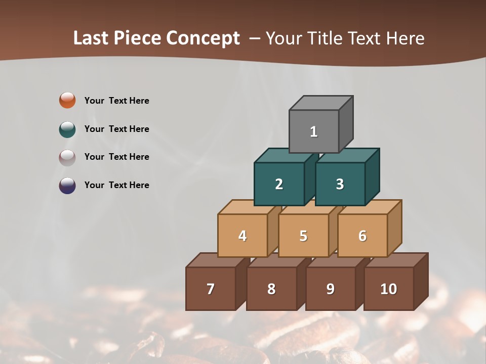 Black Aroma Smoke PowerPoint Template