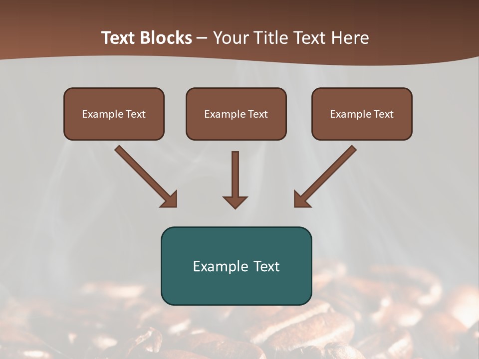 Black Aroma Smoke PowerPoint Template