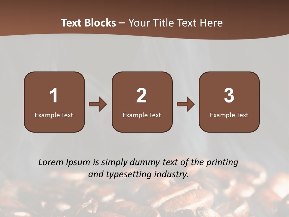 Black Aroma Smoke PowerPoint Template