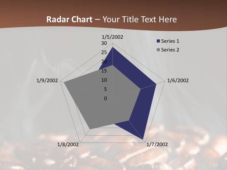 Black Aroma Smoke PowerPoint Template