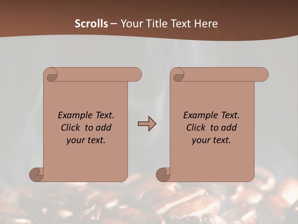 Black Aroma Smoke PowerPoint Template