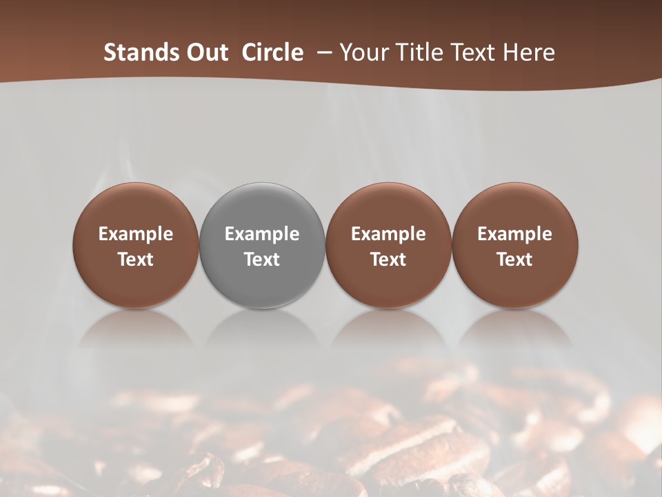 Black Aroma Smoke PowerPoint Template